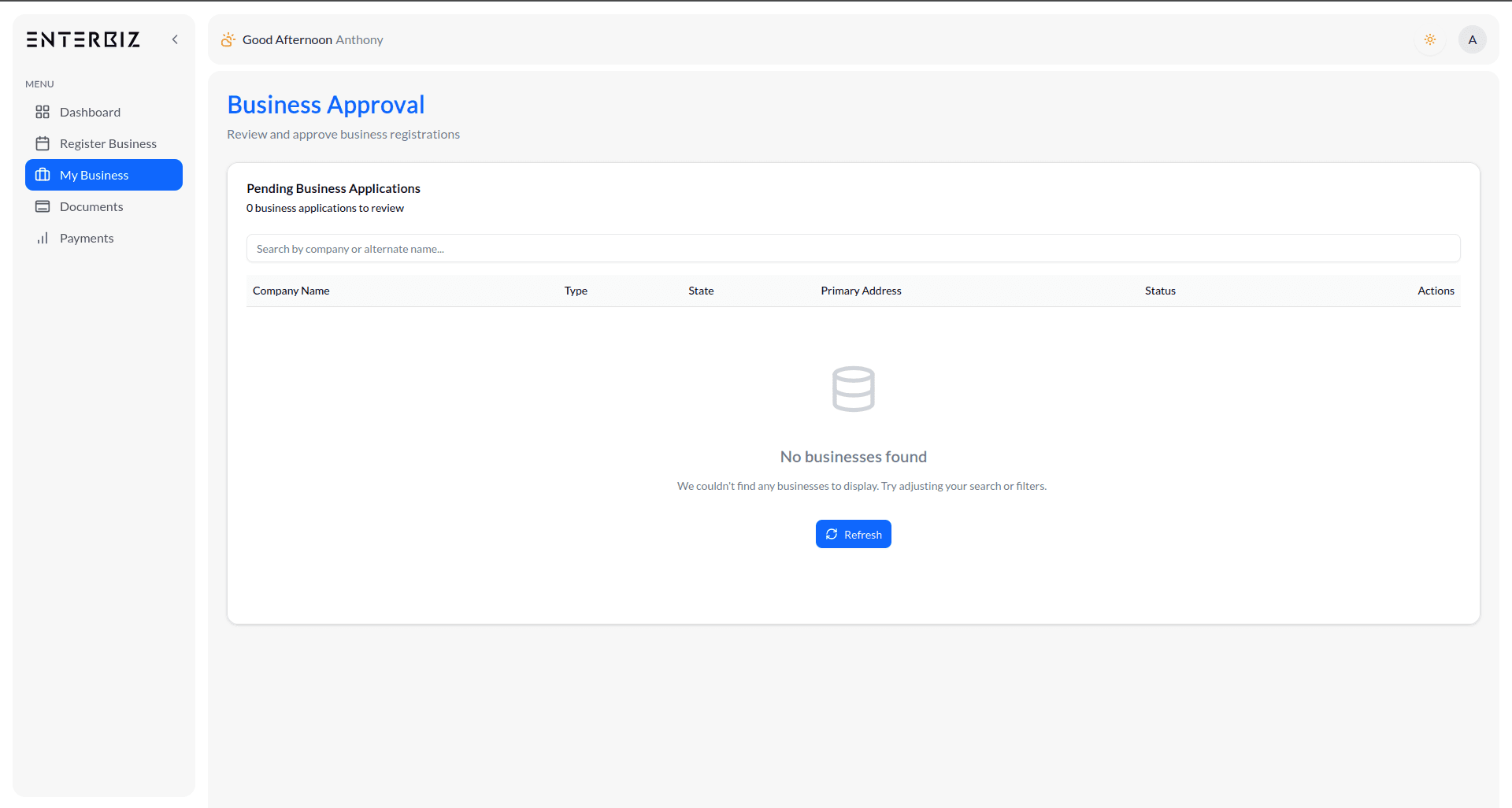 Business Data 1