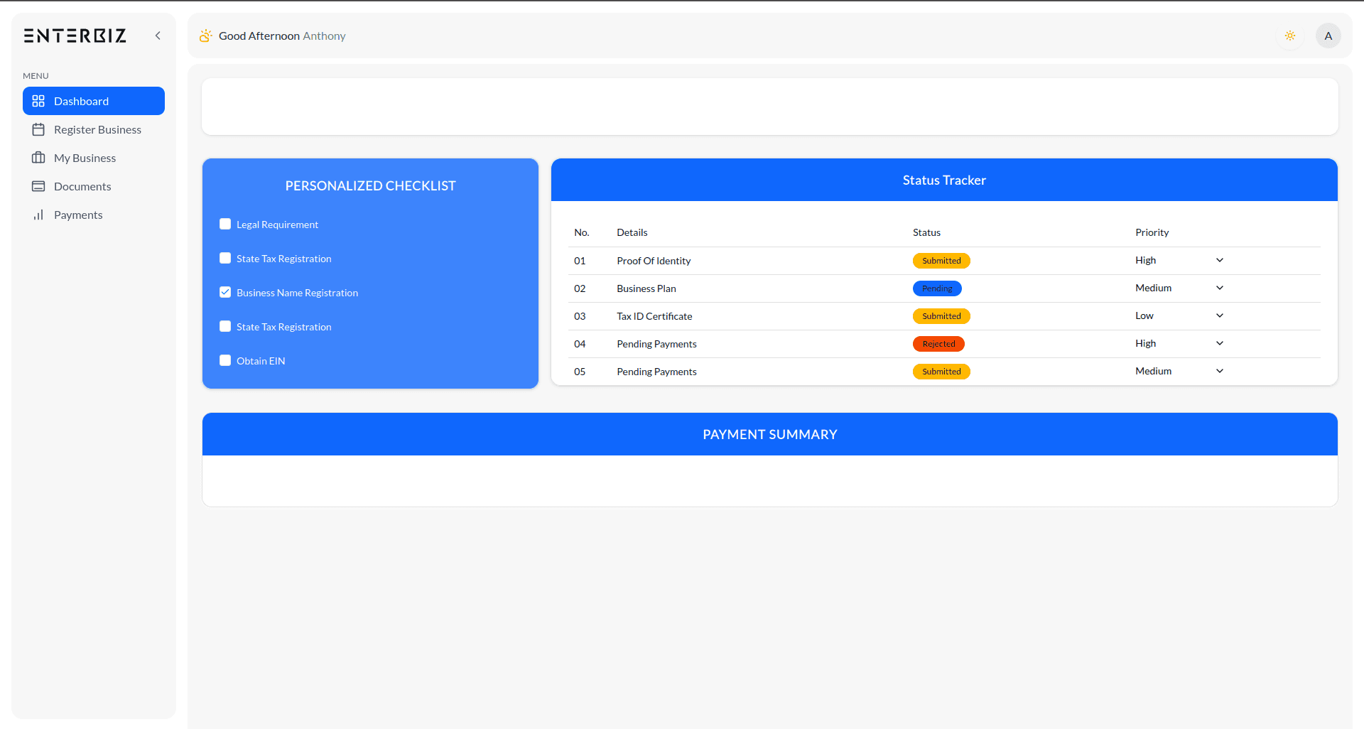 Business Data 1